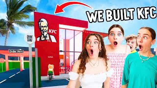 WE BUILT KFC RESTAURANT TOGETHER Gaming w The Norris Nuts [upl. by Johna30]