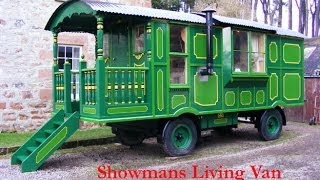 Showmans Living Van  Caravan or posh Shepherds Hut FOR SALE [upl. by Ecinnaj]