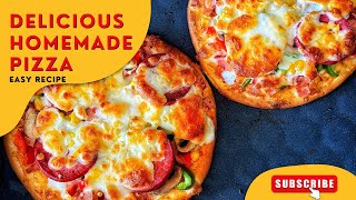 Lets make delicious and easy pizza with me😋 [upl. by Smoot]