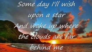 Aselin Debison  somewhere over the rainbow Lyrics [upl. by Ellahcim138]