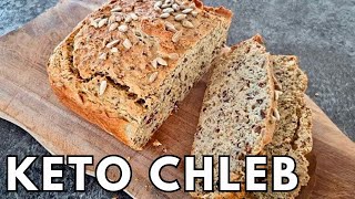 Przepis na prosty KETO CHLEB  Jak zrobić pieczywo LOW CARB [upl. by Adnim740]