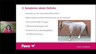 Pavo Webinar Fütterung amp Haltung von Pferden mit Hufrehe [upl. by Eey]