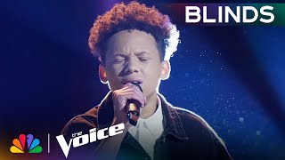 Jaylen Dunham Wins Coach Gwens REPLAY with His Cover of quotListenquot  The Voice Blind Auditions  NBC [upl. by Geri]