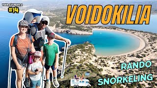 🇬🇷 Plage champignon  Voidokilia Rando amp Snorkeling à lépave engloutie 14 [upl. by Lledniuq]