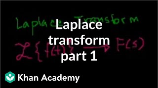 Laplace transform 1  Laplace transform  Differential Equations  Khan Academy [upl. by Renfred695]