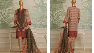 Riwayat 3piece khadder printed 03095900153 fashion trending [upl. by Gillan]