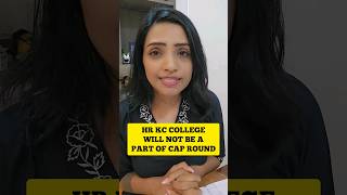 NO ADMISSION IN KC HR COLLEGE IN BMS BBA VIA CET CAP PROCESS mediamentor [upl. by Nan399]