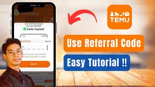 How to Use Referral Code on Temu [upl. by Eelinej]