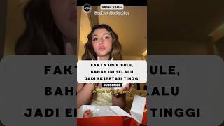 Fakta Unik Bule Kalau Ada Bahan Baku Ini Auto Enak⁉️ reaksibule shorts viralvideo [upl. by Jock486]