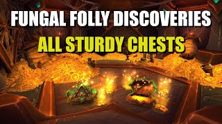 Fungal Folly Discoveries WoW  All Fungal Folly Sturdy Chests Locations [upl. by Adamsen]