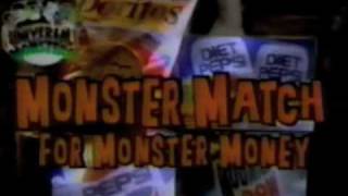 PepsiFritoLay quotMonster Matchquot commercial  1991 [upl. by Ahsimet230]