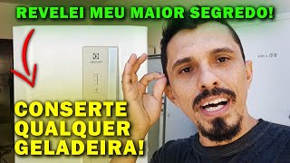 Meu maior segredo para consertar qualquer geladeira que não gela embaixo  veja como [upl. by Maretz]