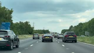 DRIVING FROM CHESHIRE OAKS DESIGNER OUTLET TO OUR HOME [upl. by Annabelle]