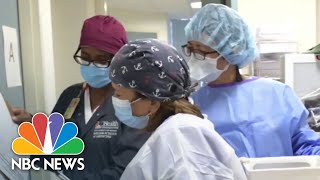 US Reports RecordBreaking New Covid Cases As Virus Surges Across Country  NBC News NOW [upl. by Rehpinej858]