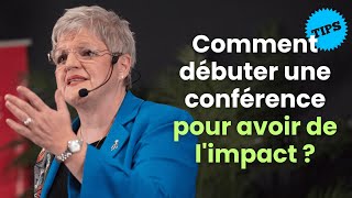 Comment débuter une conférence pour avoir beaucoup dimpact en public [upl. by Kenimod]