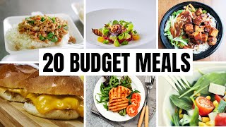 20 FRUGAL FAMILY RECIPES  BUDGET COOKING [upl. by Cyler]