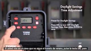 tork E101B Time switch subtitulada español [upl. by Rimas]