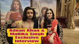 Adnan Khan and Mallika Singh Full Exclusive Interview At Pracchand Ashok Serial Launch Event [upl. by Mcconnell]