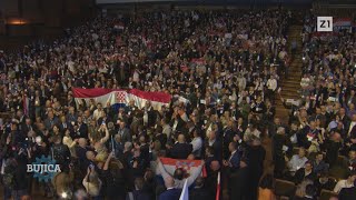 BUJICA 29032024 POSEBNO PREDIZBORNO IZDANJE DOMOVINSKI POKRET U LISINSKOM Snimka cijelog skupa [upl. by Caundra]