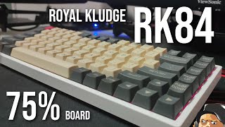 Upgrading my mechanical keyboard  Royal Kludge RK84 w YMDK keycaps [upl. by Kerman]