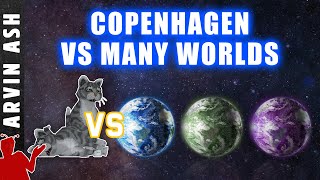 Copenhagen vs Many Worlds Interpretation of Quantum Mechanics  Explained simply [upl. by Attenaz]