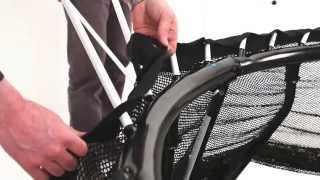 Springfree Trampoline Installation Positioning Net [upl. by Ayikin]