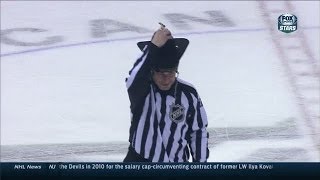 Ref puts on Cowboy hat after Hat Trick [upl. by Sheila]