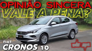 Fiat Cronos 10  versão MAIS BARATA é boa Consumo PREÇO câmbio manual PROBLEMAS equipamentos [upl. by Nevet243]