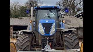 Fitting strobe lights on New Holland T7260 [upl. by Yim]