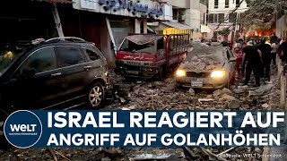 KRIEG IN NAHOST Israel greift HisbollahKommandeur in Beirut an – Ein Toter und viele Verletzte [upl. by Artiek376]