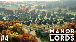 Manor Lords Gameplay Ep 4  Manors and Taxes  First Playthrough [upl. by Shelby]