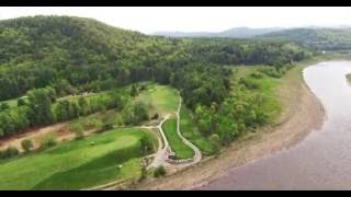 Adirondack Aerial Video of Cronins Golf Resort  Warrensburg NY [upl. by Aruat]