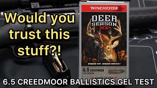 EXPLOSIVE BULLETS 65 Creedmoor Winchester Deer Season XP 125gr Ammo Test [upl. by Nosle]