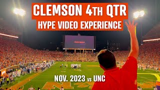 Clemson 4th Qtr Hype Video  Nov 2023 vs UNC [upl. by Aralk]