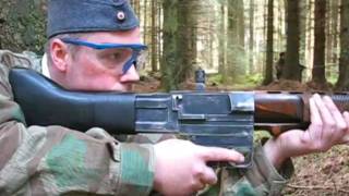 Airsoft War FG42 VFC Bar MP44 M1A1 POW Scotland [upl. by Darahs]