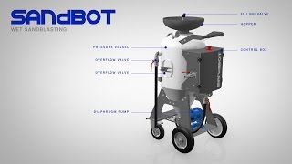 SANdBOT wet sandblasting [upl. by Jen130]