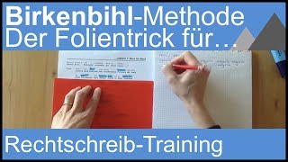 BirkenbihlMethode  Gehirngerechtes RechtschreibTraining [upl. by Barbabas]