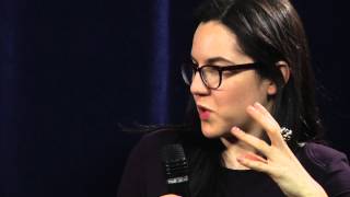 Sloane Crosley interviewed by Daniel Menaker at Stony Brook Manhattan [upl. by Eelnyl]