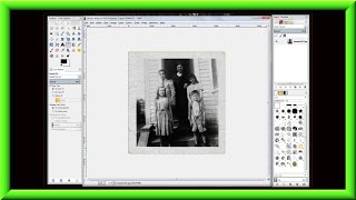 How To Add A Missing Border amp Resize The Canvas Of A Photo Using Gimp [upl. by Nennarb]