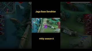 MOMEN HAYABUSA ALBERTT JAGA BASE SENDIRIAN mplid mobilelegends hayabusa alberttt [upl. by Queri]