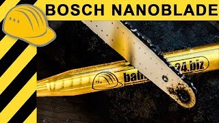 KLEINSTE KETTENSÄGE DER WELT Bosch Nanoblade Test Easycut 12 TEST [upl. by Dijam]