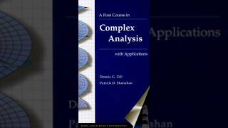 Complex Analysis Best Book  Best Complex Analysis Book for Self Study  Complex analysis shorts [upl. by Ecnarretal261]