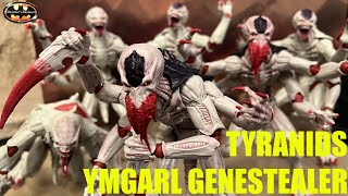 McFarlane Warhammer 40k Ymgarl Genestealer Tyranids Aliens Army Building Action Figure Review [upl. by Anegue]