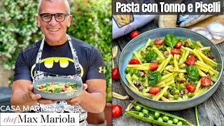 PASTA TONNO E PISELLI  Ricetta di Chef Max Mariola [upl. by Anilrac117]