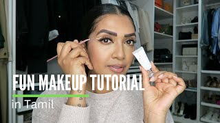 Fun Makeup Tutorial  in Tamil  Vithya Hair and Makeup [upl. by Leahcimauhsoj]