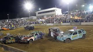 Pasco County Fair 2023 Demolition Derby Large Car [upl. by Esital579]