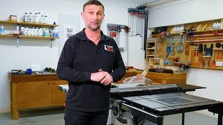 Axminster Trade AT254TS Table Saw Workstation  Product Overview [upl. by Robinett]