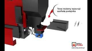 Etapy postępowania podczas czyszczenia podajnika w kotle Osiek III [upl. by Tennek]