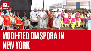 Diaspora Can’t Wait More For PM Modi’s Address In New York  Indian Diaspora At NASSAU Coliseum [upl. by Dunkin]