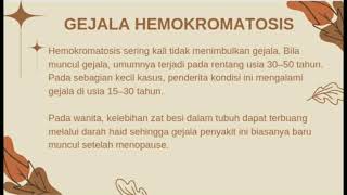 KELAINAN HEREDITAS  HEMOKROMATOSIS PRIMER [upl. by Asital]